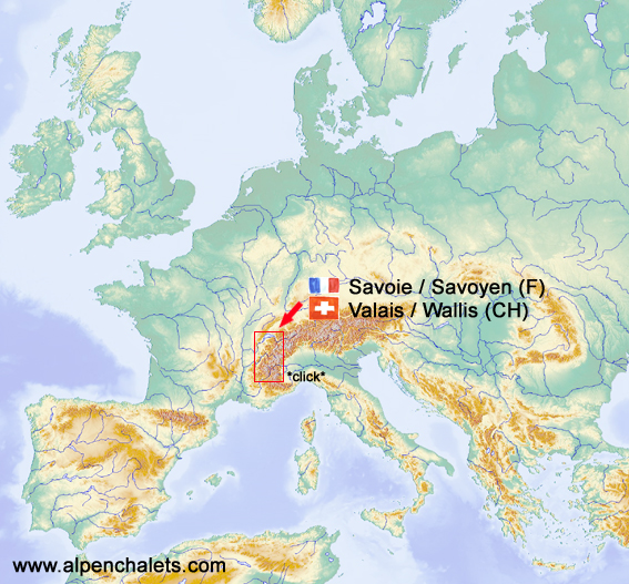 Best Alpine Ski Areas On Map Of The Alps Geographical Chalet Search